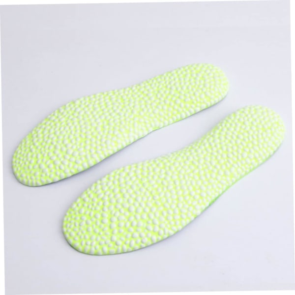WJ 4 Par Sports Elastisk Fot Splint Absorberande skoinlägg för män Sneakers Andas Foam Fasciitis Cushion Shoes Bluex4pcs 25x9.3cmx4pcs