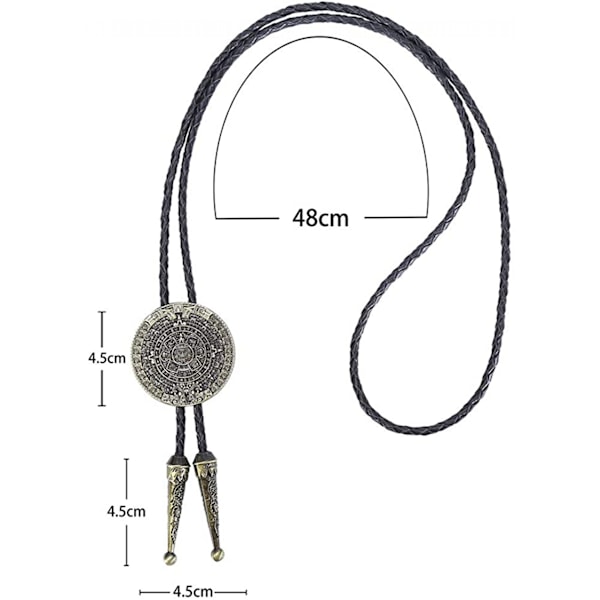 Fashion Western Cowboy Tie Shining Long Star Texas Bolo Tie Halsband Halsband
