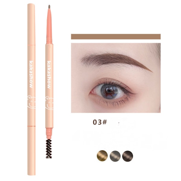 Ultra-fine eyebrow pencil automatic rotation eyebrow pencil,durable, sweat-proof and not easy to take off make-up