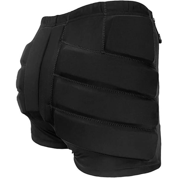 Skyddande Vadderade Shorts för Skridskoåkning, Snöbräda Impact Shorts för Skidåkning, Höft Stjärt Skyddande Pads för Barn M