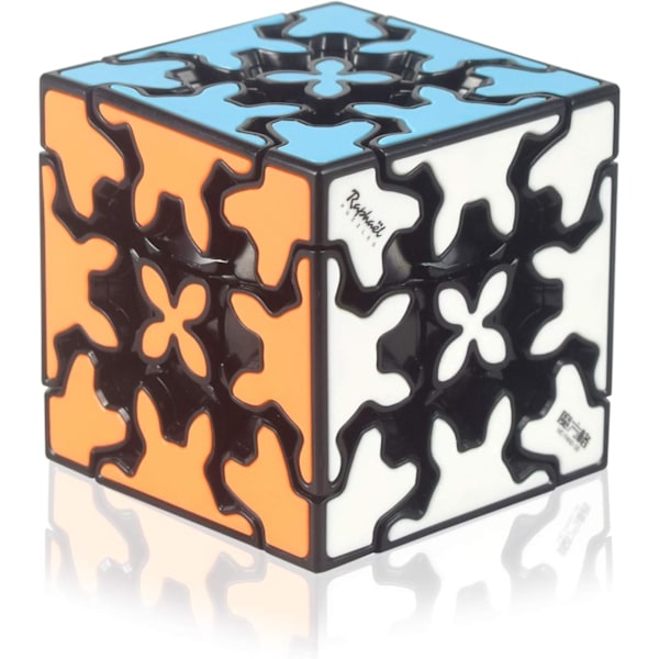 Gear Cube 3x3 med tredimensjonal girstruktur, innebygd flisdesign Magic Cube 3x3x3 puslespill leker, egnet for hjernens utvikling puslespill