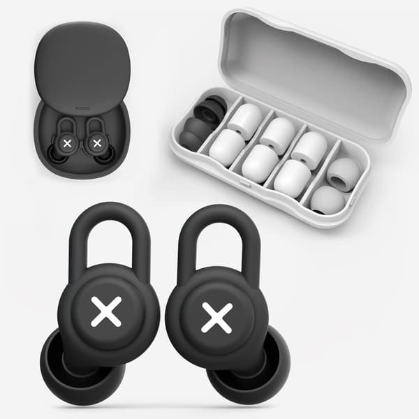 Ørepropper til 40dB støjreducerende øretelefoner, bløde silikone ørepropper til søvn, anti-snorken enheder, høreværn mod støj S
