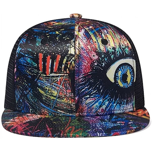 AVEKI Mesh Trucker Hats, Outdoor Snapback Dad Hat, Hip Hop Män Kvinnor Justerbara Basebollkepsar