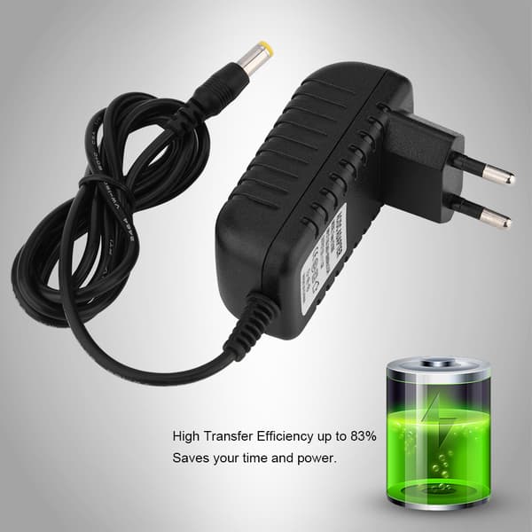 til 12V 1A strømforsyningsadapter Stabil overførsel AC DC-adapter til digital -
