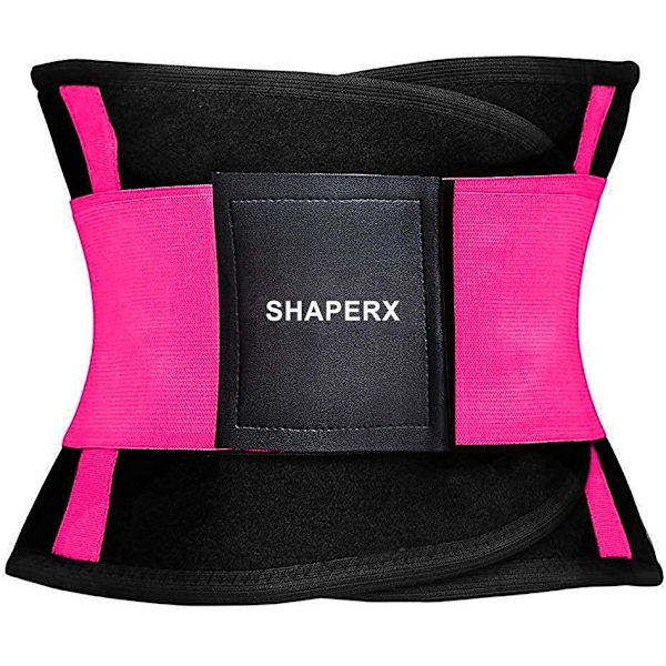 Kvinder Talje Træner Slet Bælte Mave Kontrol Talje Trimmer Slankende Mavebånd Shaper Rose XL