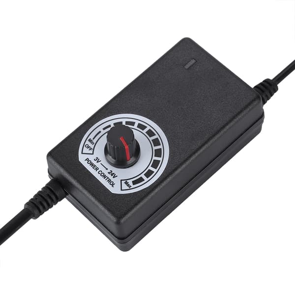 24W 3-24V Strømforsyningsladeradapter med LED-display Spenningsregulering-DC5.5*2.5mm