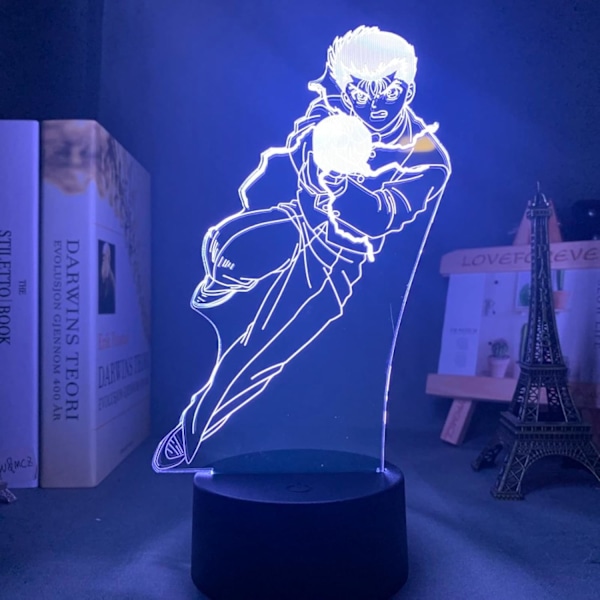 Yu Yu Hakusho Yusuke Urameshi LED nattlampe for soverom dekor gave fargerik nattlampe anime 3D lampe Yu Yu Hakusho