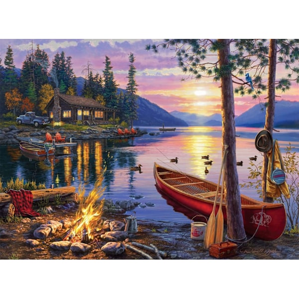Darrell Bush - Canoe Lake - 1000-bitars pussel