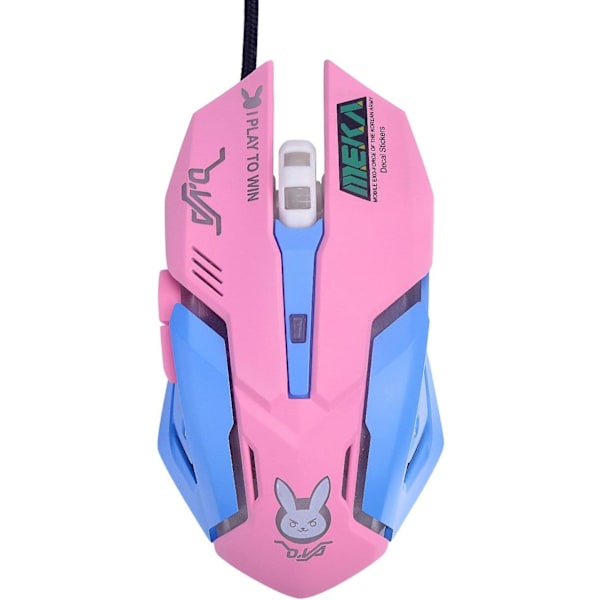 Mus Breathing LED Baggrundsbelyst Gaming Mus Genji Reaper Trådløs USB Computermus til PC & Mac E-Sports Spillere