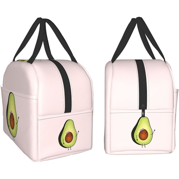 Avocado Girl Frokostboks Rejsetaske Picnic Tasker Isoleret Holdbar Indkøbspose Genanvendelige Vandtætte Tasker Til Mand Kvinde Avocado Girl One Size