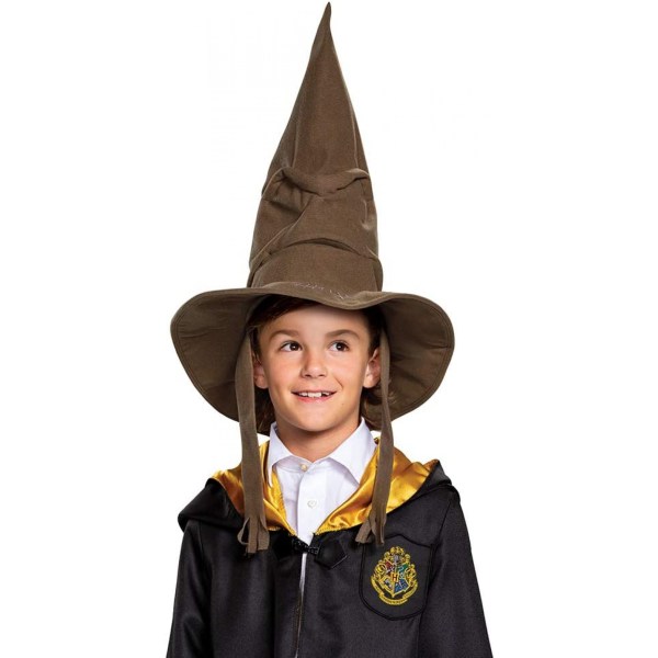 Camouflage Harry Potter sorteringshat, børnetøjstilbehør, børnestørrelse (107759), meget blød brun