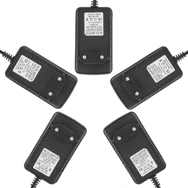 Varmebestandig Li-ion laderadapter 9V/1A hurtiglading med flernivåbeskyttelse