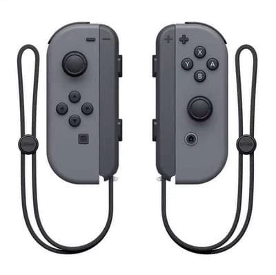 Nintendo Switch Controller Joycon trådløs Bluetooth-spilcontroller fjernbetjening vækning med reb gray