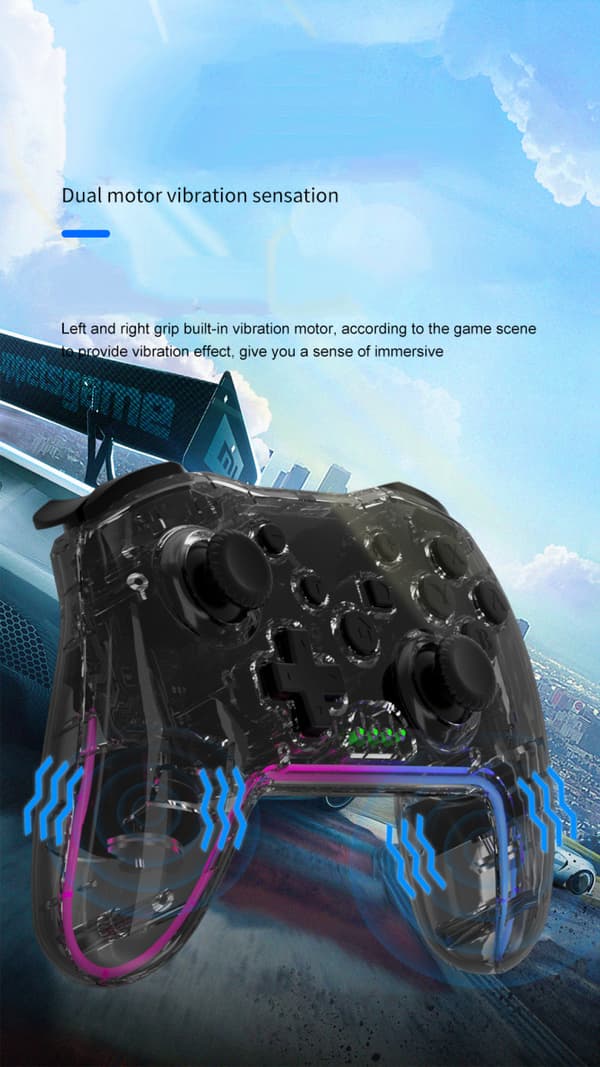 Switch Controller, Switch Pro Controller (til Switch/switch Lite/switch Oled), Rgb Tone Light Switch Controller Pro (med Joystick)