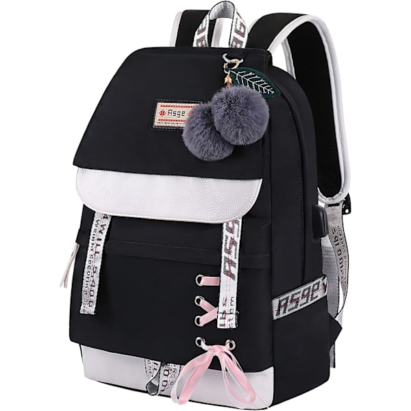 Asge Ryggsäck för Flickor Barn Skolväska Barn Bokväska Kvinnor Casual Daypack