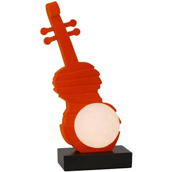 Fiolin nattlys for barn LED musikkelsker lampe 3 fargemodus Kawaii nattbordslamper dekor USB oppladbar soveromslys stue hjem dekorasjon