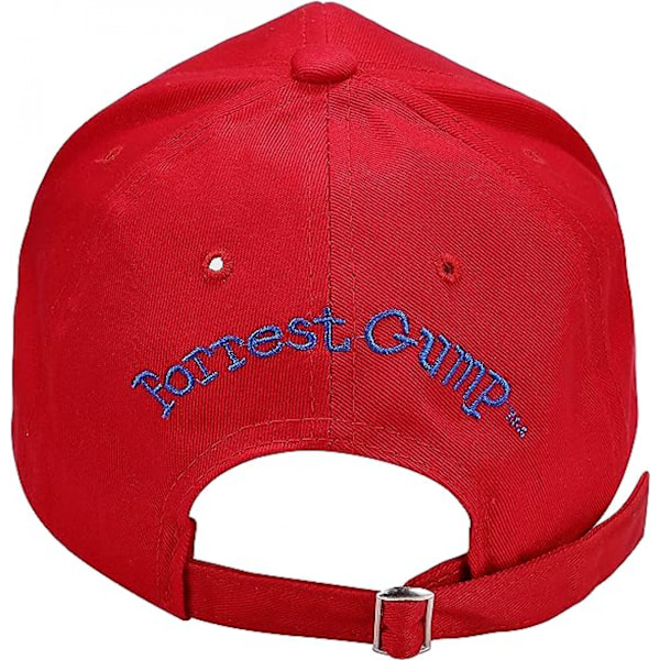 Rekehatt for menn, justerbar Forrest brodert Gump lue Baseball Cap, voksen pappa lue Halloween Cosplay kostyme Mesh Back