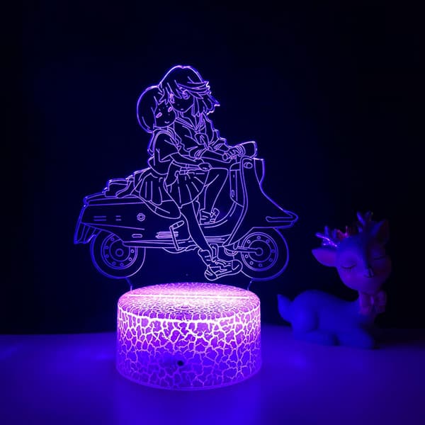 Kill La Kill LED nattlys for soverom dekor gave nattlys anime 3D lampe Kill La Kill