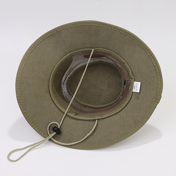 Mesh solhatt för män Golf Soaker hattar sommar strand safari bred brätte fiske keps utomhus