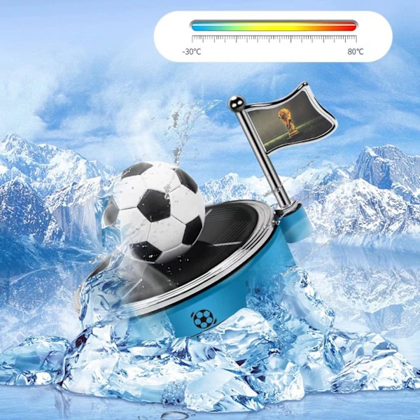 Solcellsdriven Fotboll Doftdiffusor | Snygg Bilinredning Dekoration Tillbehör Luftrenare Aromaterapi Instrumentbräda Fotboll Souvenir Present