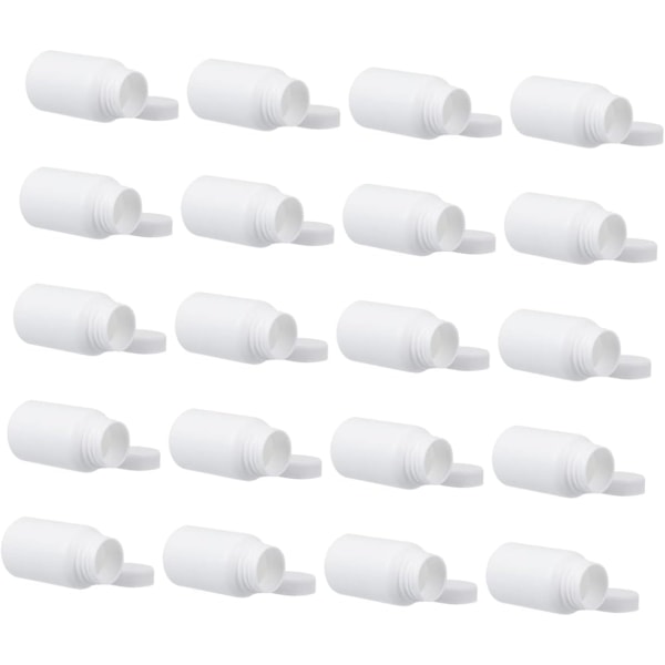 80 stycken Medicinflaska Resemedicinhållare Transparent Mini Tablett Bär Pill Box Weekly Pill Organizer Månatlig Pill Organizer för WJ whitex4pcs 4.7x4.7cmx4pcs