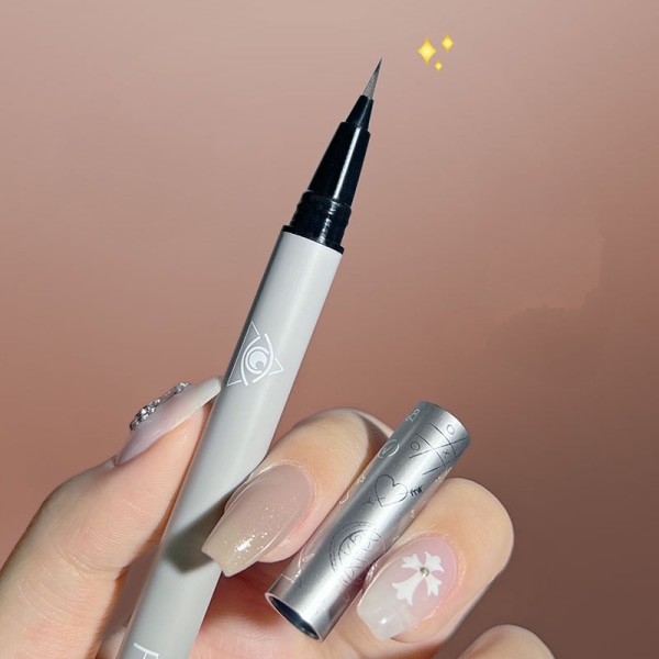 Micro Eyebrow Pen Kit, Eyebrow Tint Penna med Precision Micro-brush Tip Applicator Skapa naturliga 3D-bryn