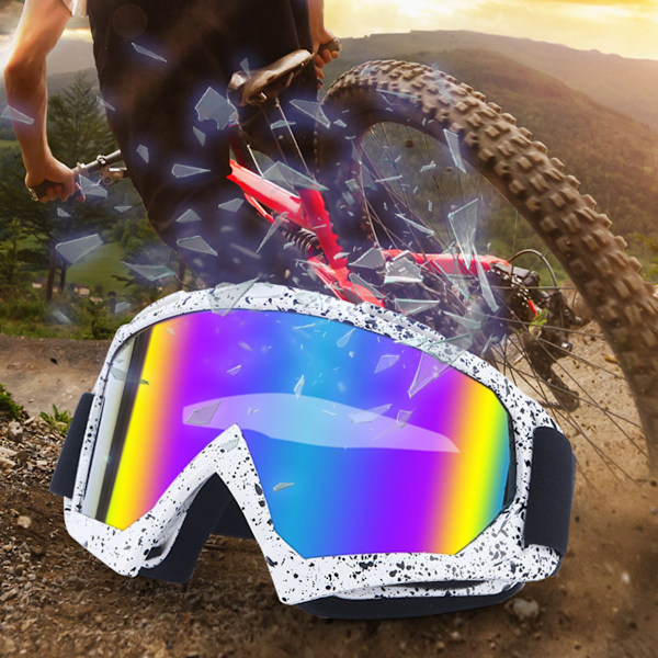 Motorcykelbriller Offroad Briller Motocross Briller Vindtætte ATV Briller Støvtætte Racing Briller Scratch