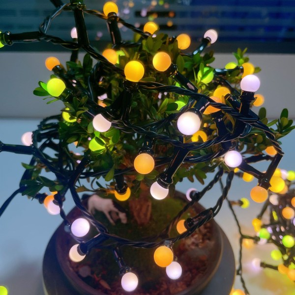 Christmas Cluster Tree Lights Dekorationer 10M 300 LED Vattentät Fairy String Light Plugga in med Memory Timer Remote 11 Ljusläge