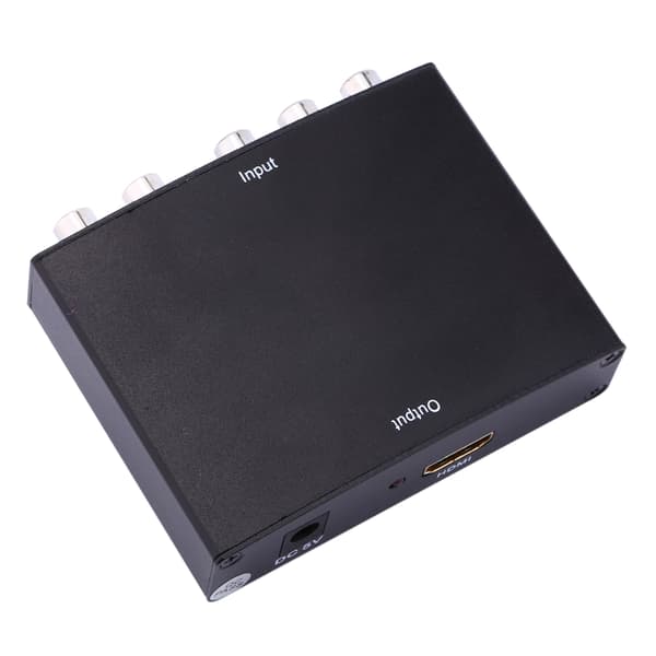 Komponent Video RGB YPBPR til HDMI + L R Konverter Adapter til TV
