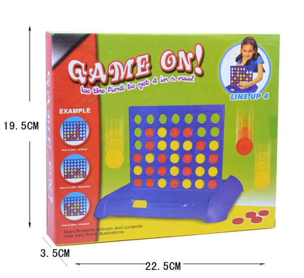 CONNECT 4 - Klassisk fire på stribe-spil - Brætspil og legetøj til børn, drenge, piger - Alder 6+