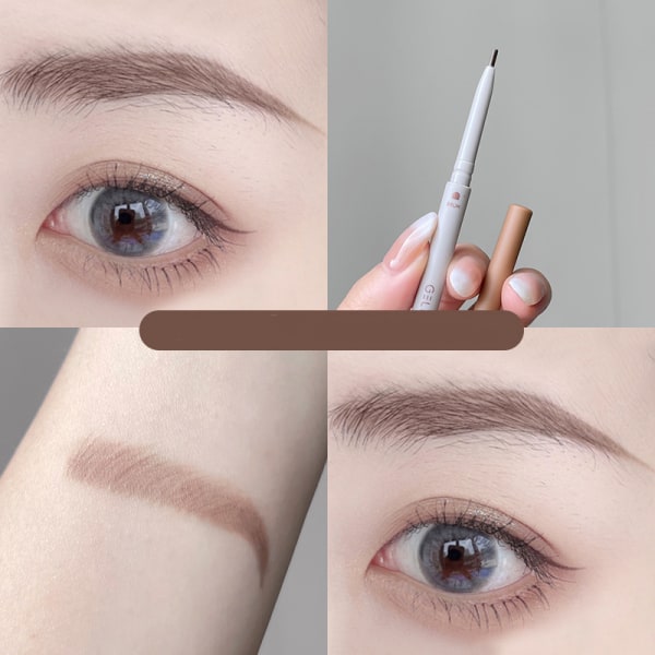 Makeup Brow Stylist Definer Vattentät ögonbrynspenna, ultrafin mekanisk penna, ritar små ögonbrynshår och fyller ut glest