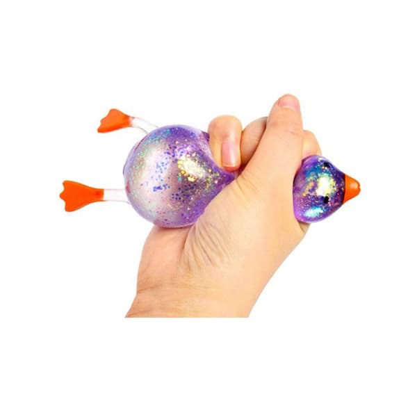 2 stk. Glitter And Squishy Stressbolde, Bløde Formbare Sukkerbold Squishies, Langsomt Stigende Sensorisk Fidget Legetøj til Angst og Stresslindring A style