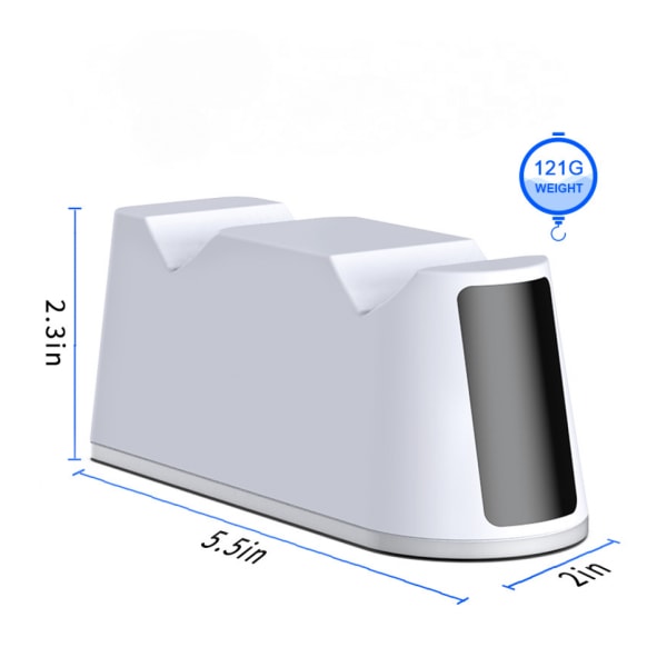 Ps5 Controller Laddstation, Ps5 Laddningsstation Med Lamphållare Snabbladdning AC Adapter 5v/3a