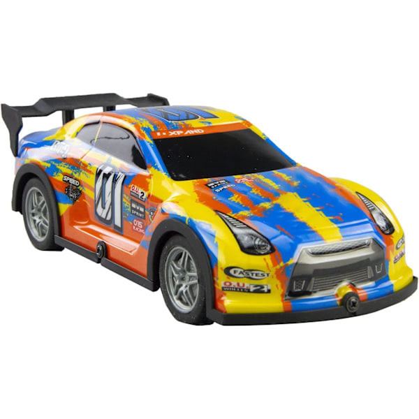GoolRC RC-autot, 1:22 mittakaavan kaukosäädöllä toimiva auto, 4WD RC-drift-auto, 2,4 GHz sähköinen urheiluauto pojille ja tytöille (P220) Yellow