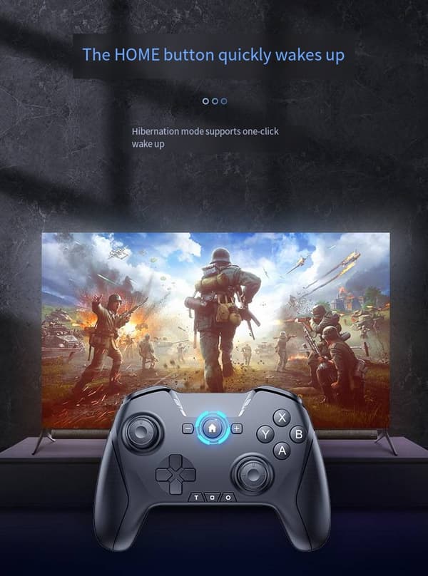 Til Nintendo Ns Switch Pro Håndtag Apple Computer Trådløs Bluetooth Mobiltelefon 2.4G Spilhåndtag Red