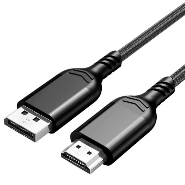Smays Displayport till HDMI-adapter 6ft videokabel 4K 30hz, dator till bildskärm TV