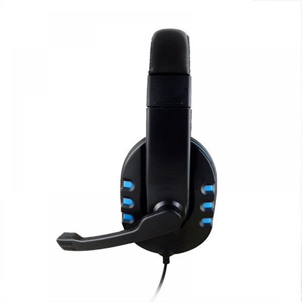 Trådbundet spelheadset för PC PS4 PS5 Xbox One hörlurar med brusreducerande mikrofon, bas, 3,5 mm bärbar dator headset, Nintendo Switch/ps