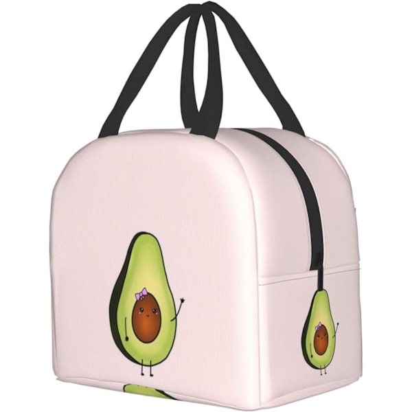 Avocado Girl Frokostboks Rejsetaske Picnic Tasker Isoleret Holdbar Indkøbspose Genanvendelige Vandtætte Tasker Til Mand Kvinde Avocado Girl One Size