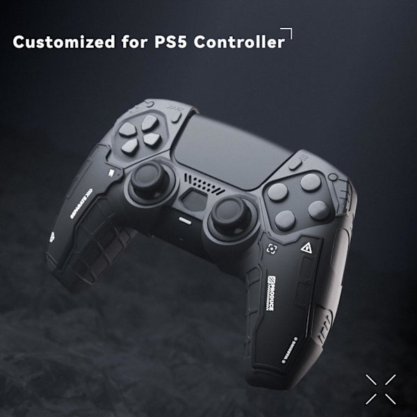 Anti-Skli Silikonbeskyttende Deksel Skin Case for PS5 Trådløs Kontroller med 2 Tommelgrephetter og 2 Klistremerker - for Black Myth: Wukong