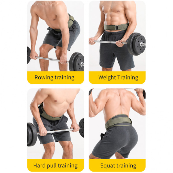 Viktbälte för sport, muskelträning, viktträning, hantlar, gym, ländryggsskydd, skivstångsstöd, midjestöd (M)