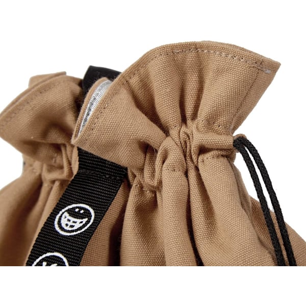 Lunsjpose med snøring, gjenbrukbar liten lunsjpose, lunsjsekk, søt lunsjpose (Khaki) Khaki