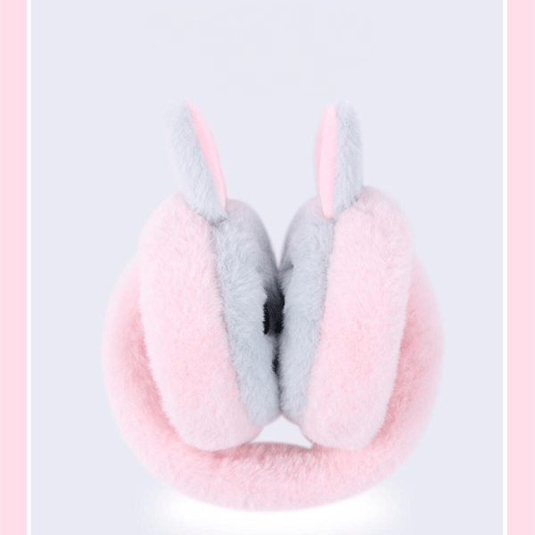 Zootopia Judy Hopps Grå Plysch Öronmuffar: Varma Öronmuffar för Vintern med Tecknad Figur – Mysig Vinteraccessoar & Present till Fans grey