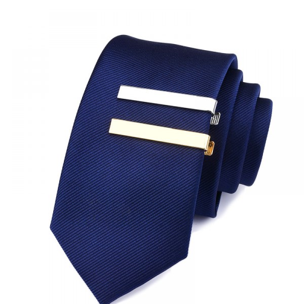 Slipsklämmor för män, 3-pack klassisk slipsklämma Silver Guld Svart Slips Slipstång Nypklämmor Lämplig för bröllopsdagsaffärer och vardagsliv