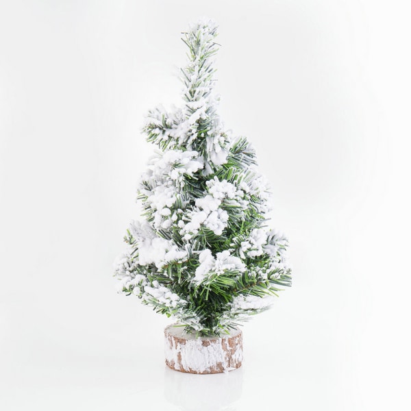 Minijulgran, 30 cm litet bordsträd med konstgjorda tallkottar, juldekorationer för hemmakontorets skrivbord Vinter juldekorationer