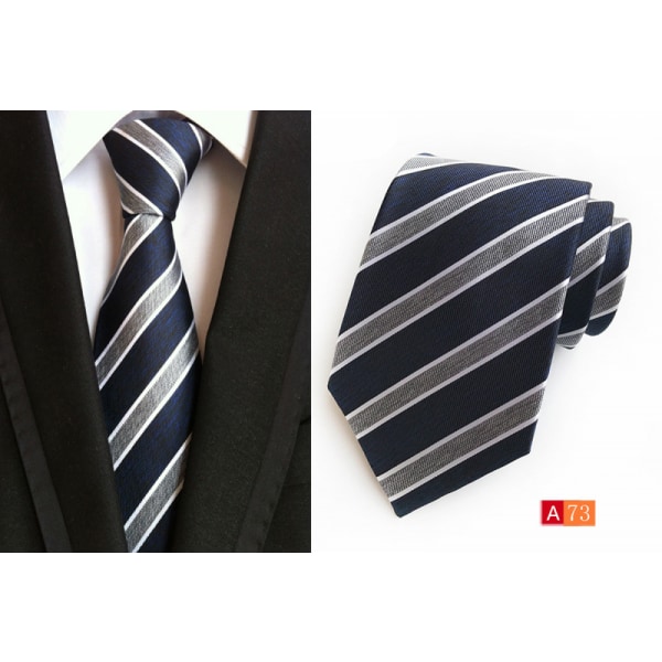 New Classic Men's Striped Silk Tie Necktie, A073