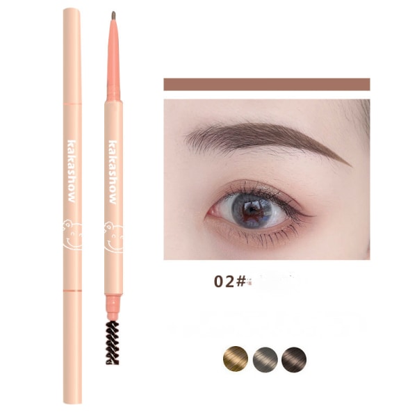 Ultra-fine eyebrow pencil automatic rotation eyebrow pencil,durable, sweat-proof and not easy to take off make-up