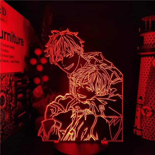 3D LED-illusionlampa Sato Mafuyu Uenoyama Ritsuka Anime 3D Nattlampa Leksaker Dekoration LED Figma Bordlampa Touch Sensor Belysning 7-färgad Touch