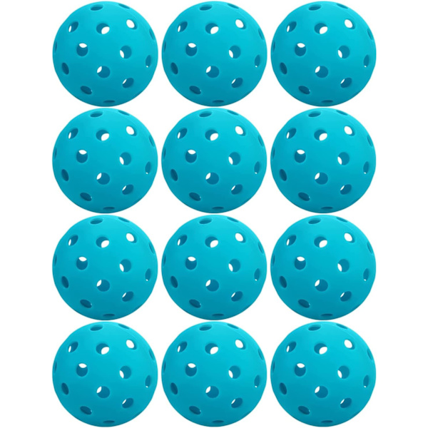 Pickleballs bollar, 40 hål sport utomhus pickleballs, USA Pickleball godkänd, 4 och 12 bulkförpackningar av pickleballs