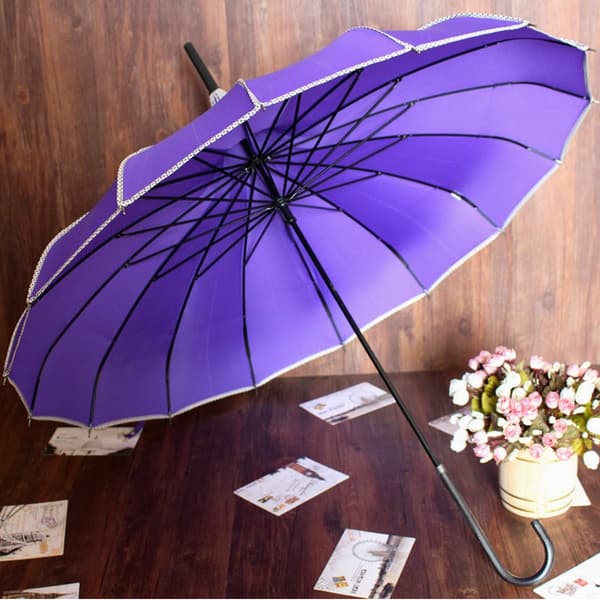 Pagoda Peak Old-fashioned Ingenuity Parasol (lila) purple