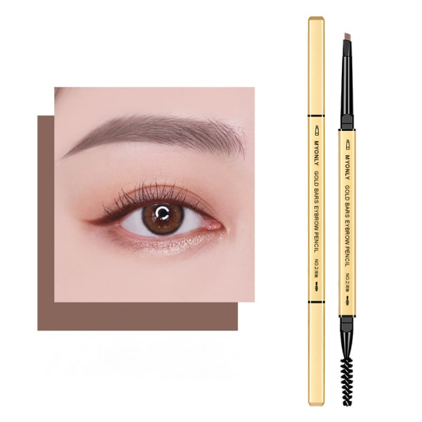 Eyebrow Pencil Makeup Brow Definer Vattentät ögonbrynspenna, ultrafin mekanisk penna, ritar små ögonbrynshår och fyller